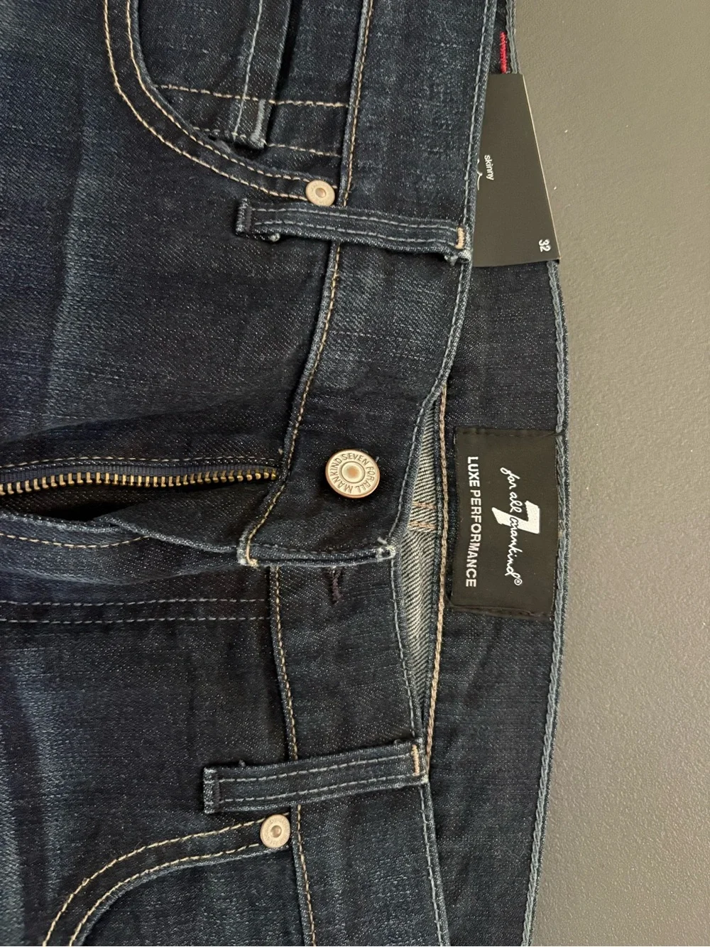 7 For All Mankind Men’s Jeans in Dark Blue Denim - NWT